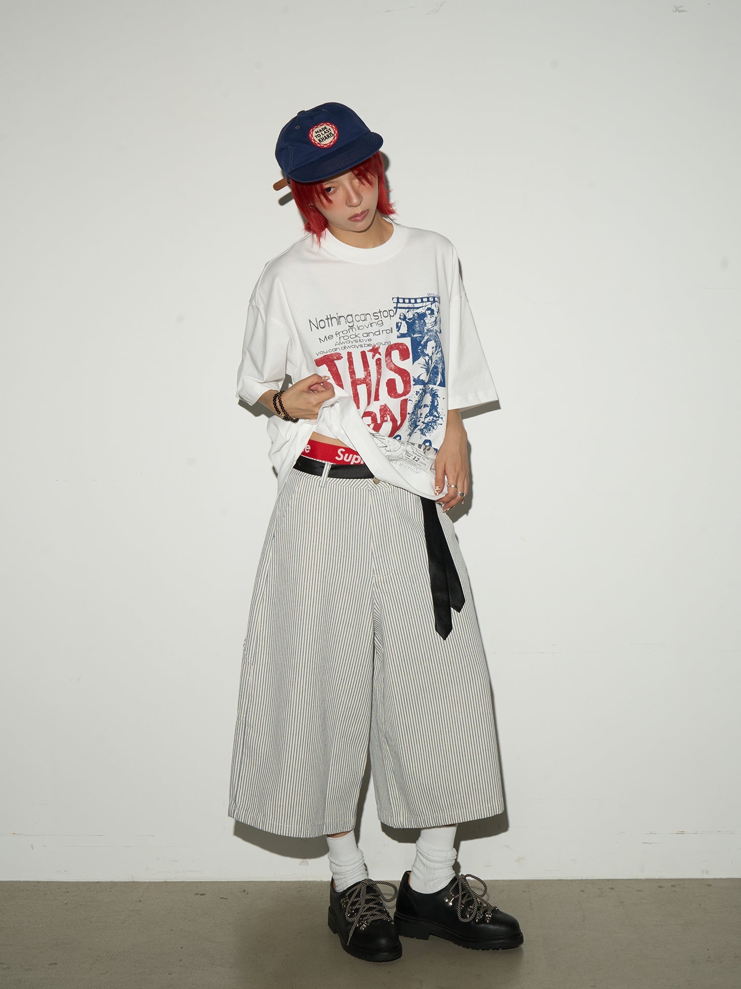 MICHINNYON stripe shorts