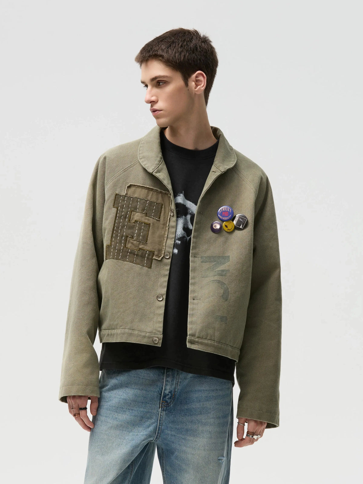CENSMADE Detroit Washed Canvas Work Jacket