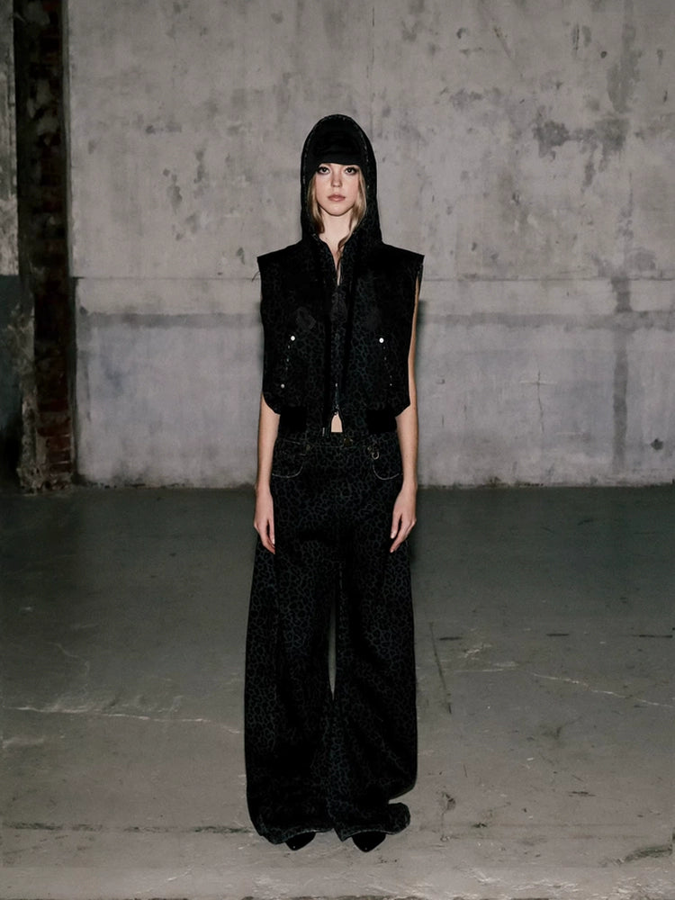 BADBLOOD American Casual Plaid Scimitar Pants