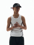 WebSurfGroup Handwritten Letter Threaded Vest