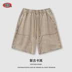 BE Batik Whitening Splicing 100% Cotton Shorts