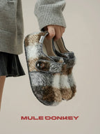 Donkey Contrasts Colors and Lazes in Mueller Shoes