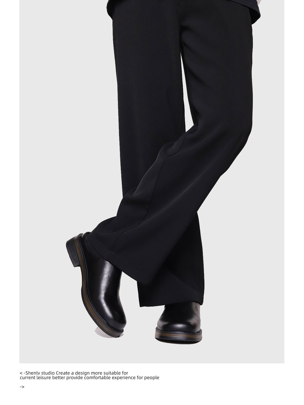 SHENLV STUDIO Leather Clogs