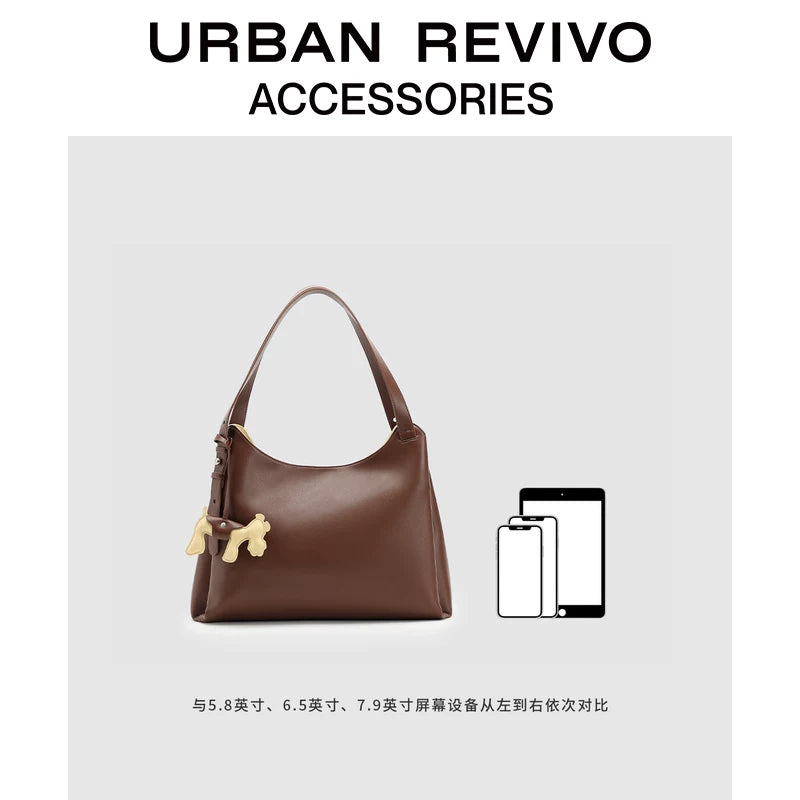 Urban Revivo Women's Puppy Pendant Tote Bag