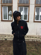 noEmosen CN Reversible Printed Hooded Sweatshirt