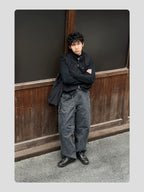 HANQIAORJI Retro Polished Cowhide Casual Training Shoes