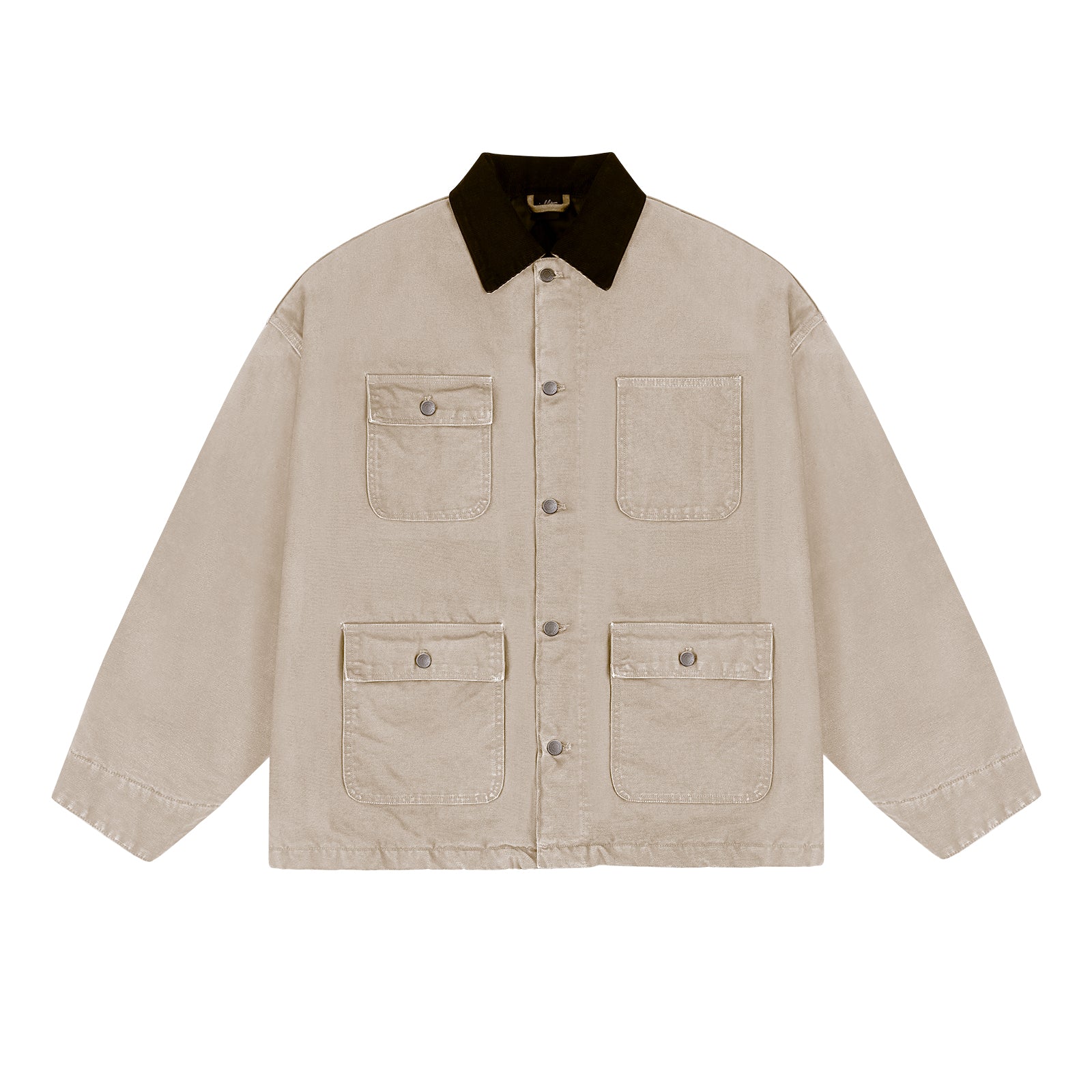 IDLT 15oz Michigan Loose Multi-Pocket Work Jacket – Washed Canvas