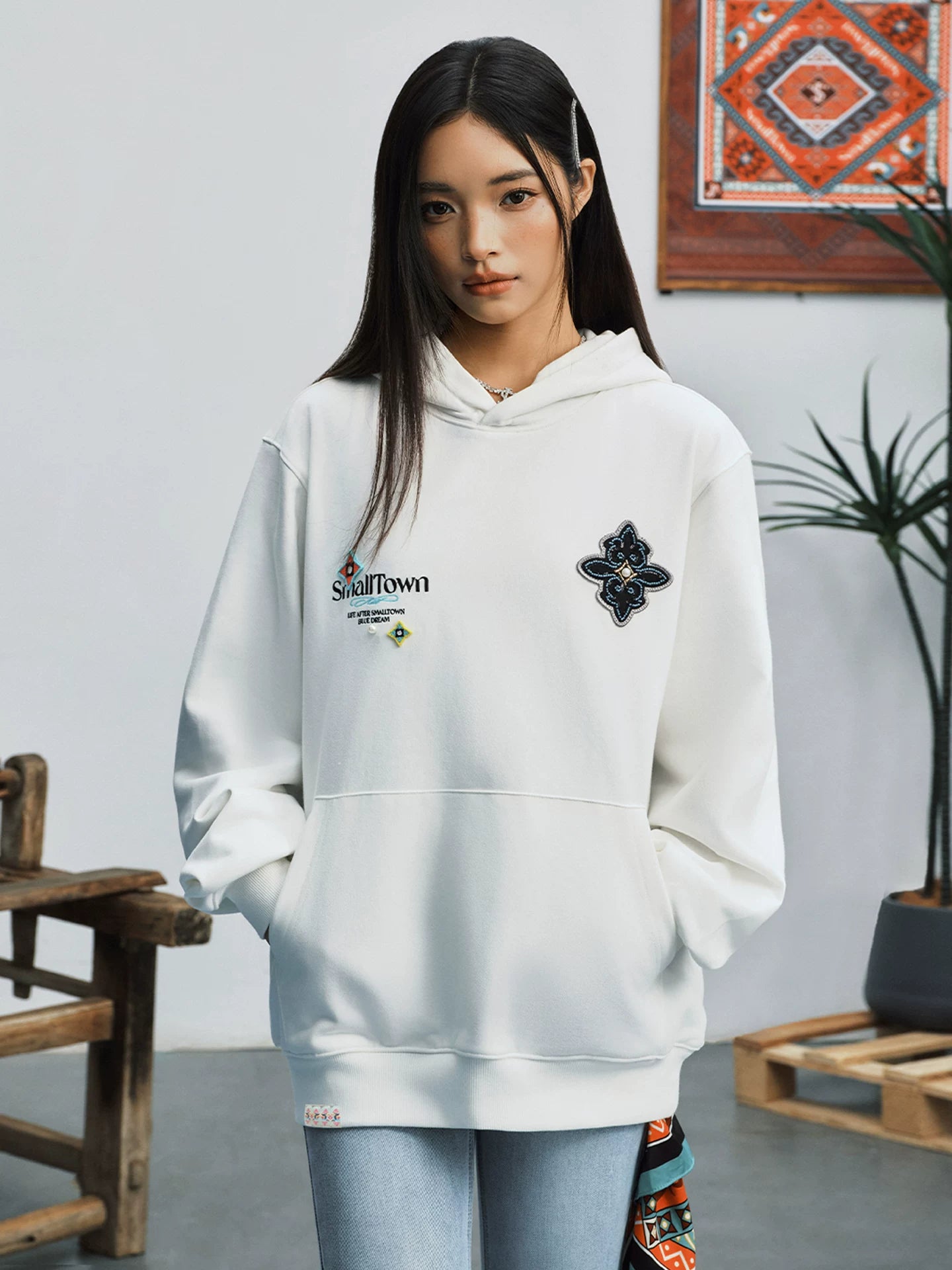 STK SmallTownKid Xilan Kapu Ethnic Style Sweatshirt