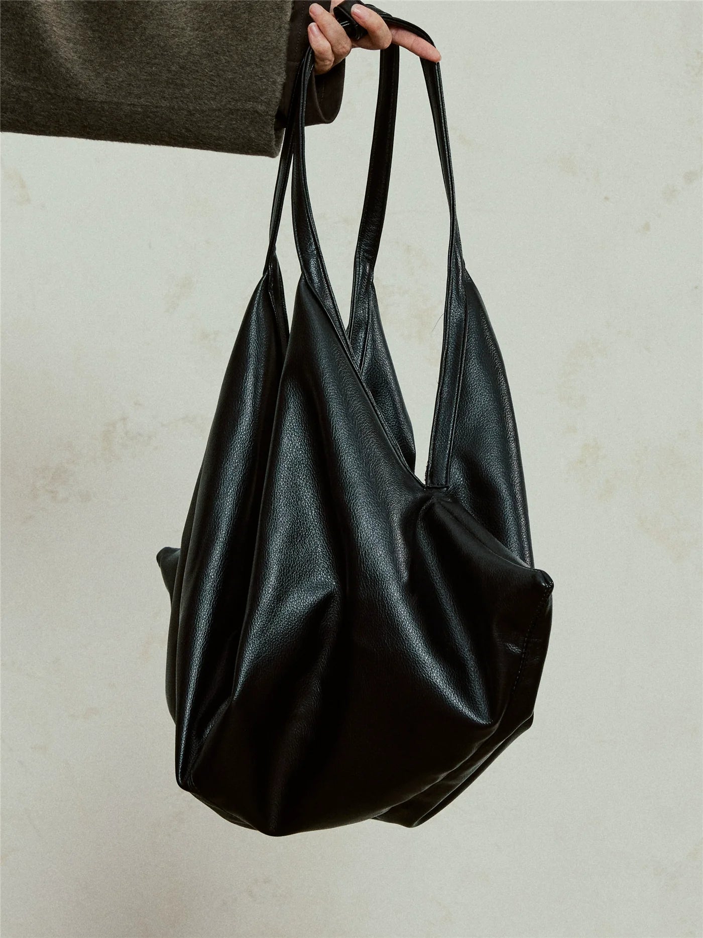 SUNYVONNE Minimalist Versatile Lazy Wind Tote Big Bag