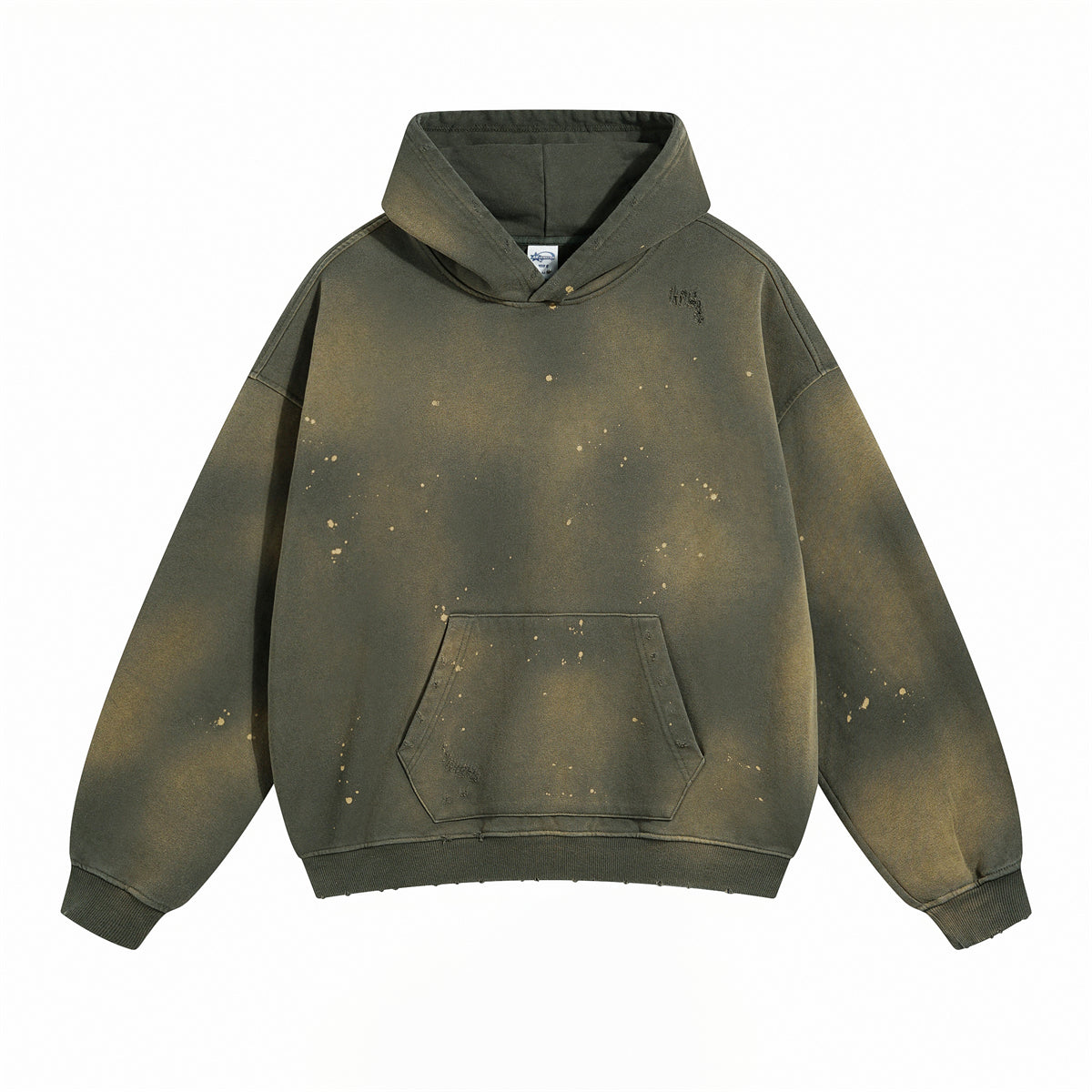 INS Gradient Splash Hoodie & Sweatpants Set Men & Women