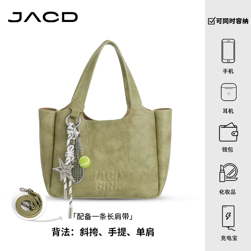 JACD Crossbody Commuter Large Capacity Bucket Bag
