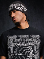 WHOOSIS Warm Outdoor Letter Knit Hat