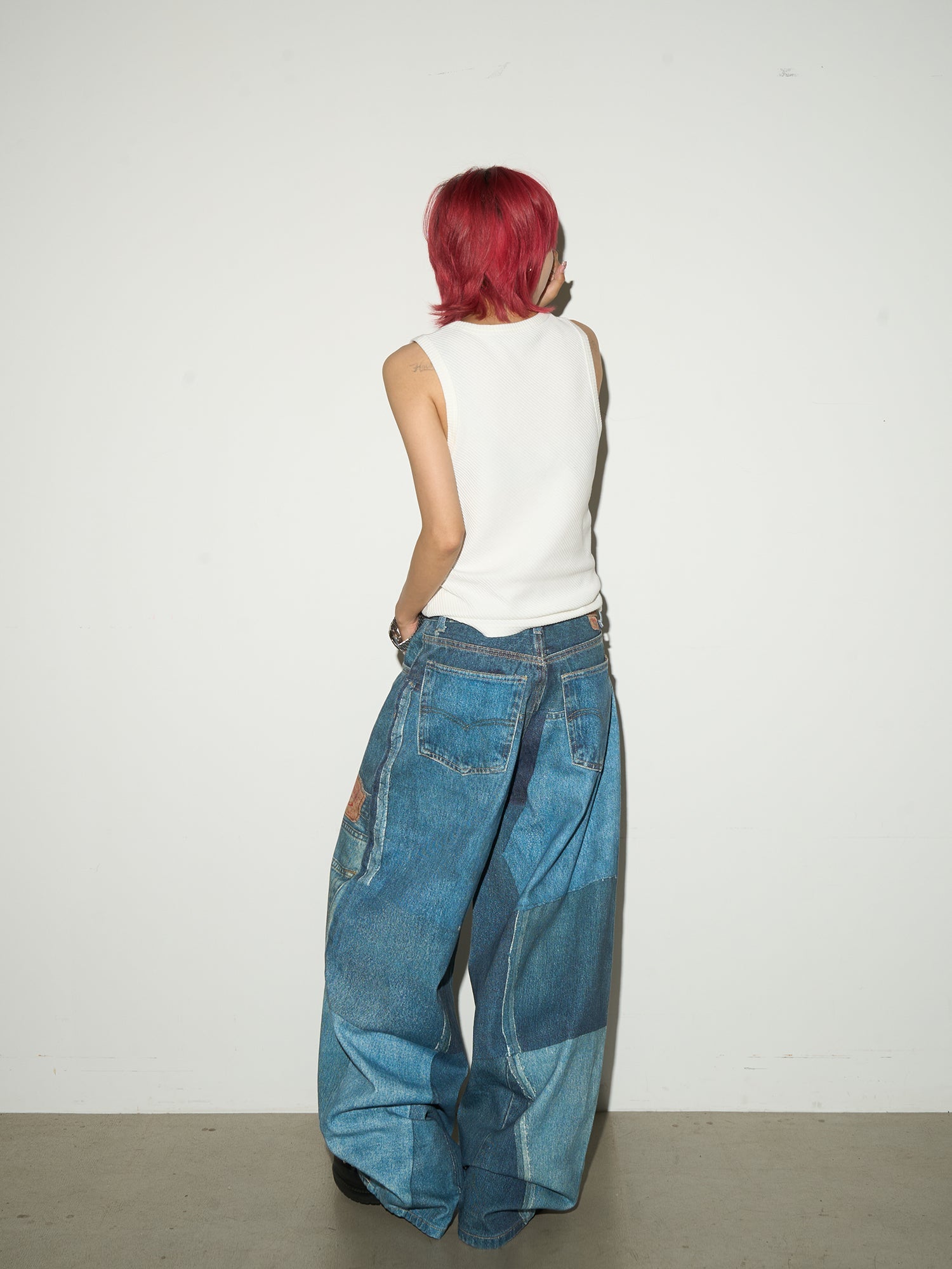 MICHINNYON print denim