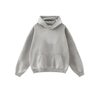 BE Retro Distressed Spray Dye Fleece Loose Hoodie