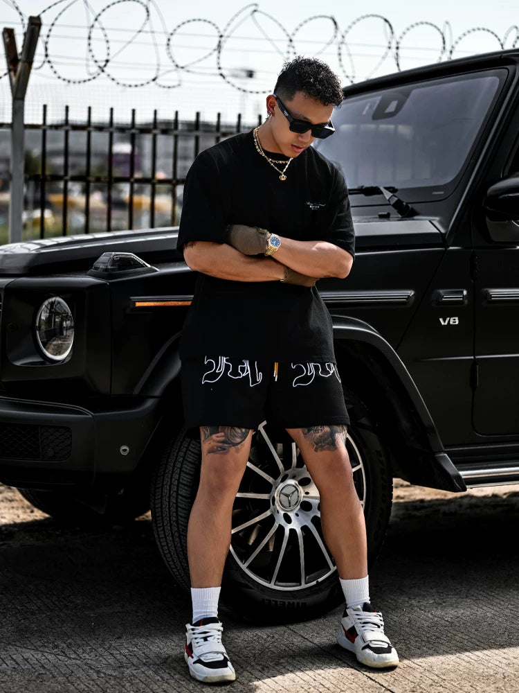 OOTC Million Plan Mesh Drawstring Casual Shorts