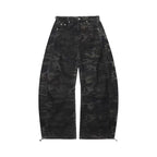 BADBLOOD American Casual Plaid Scimitar Pants