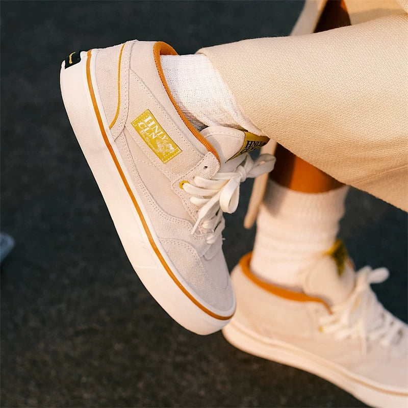 HNLY CLN Joint FTMD Beige Full Suede Skate Shoes