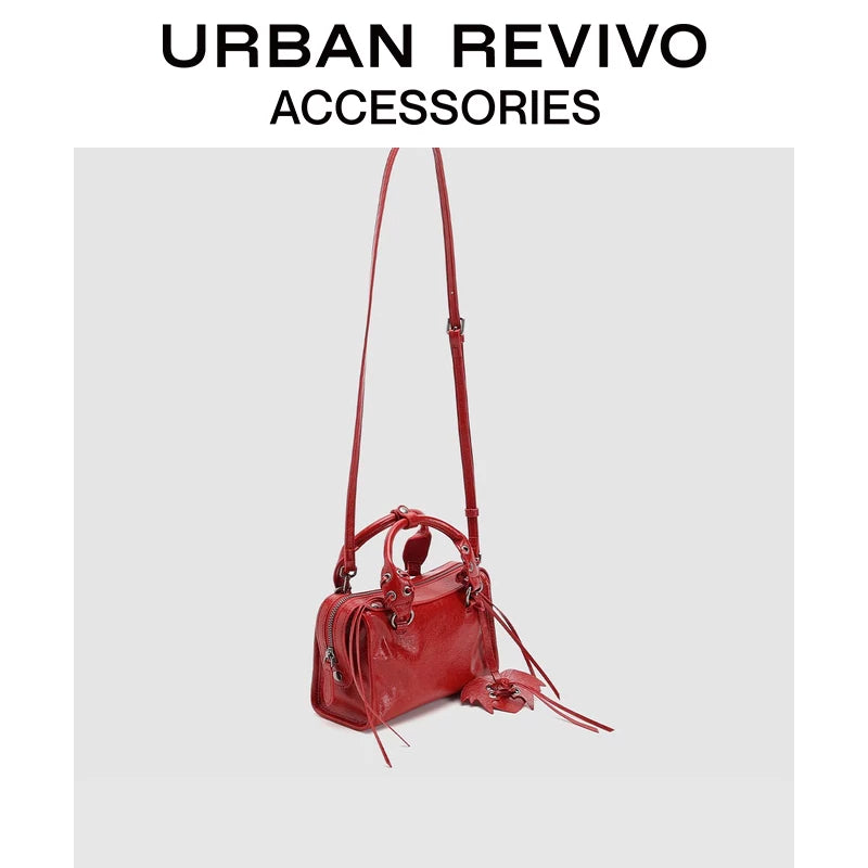 Urban Revivo New Year Red Metal Buckle Bag