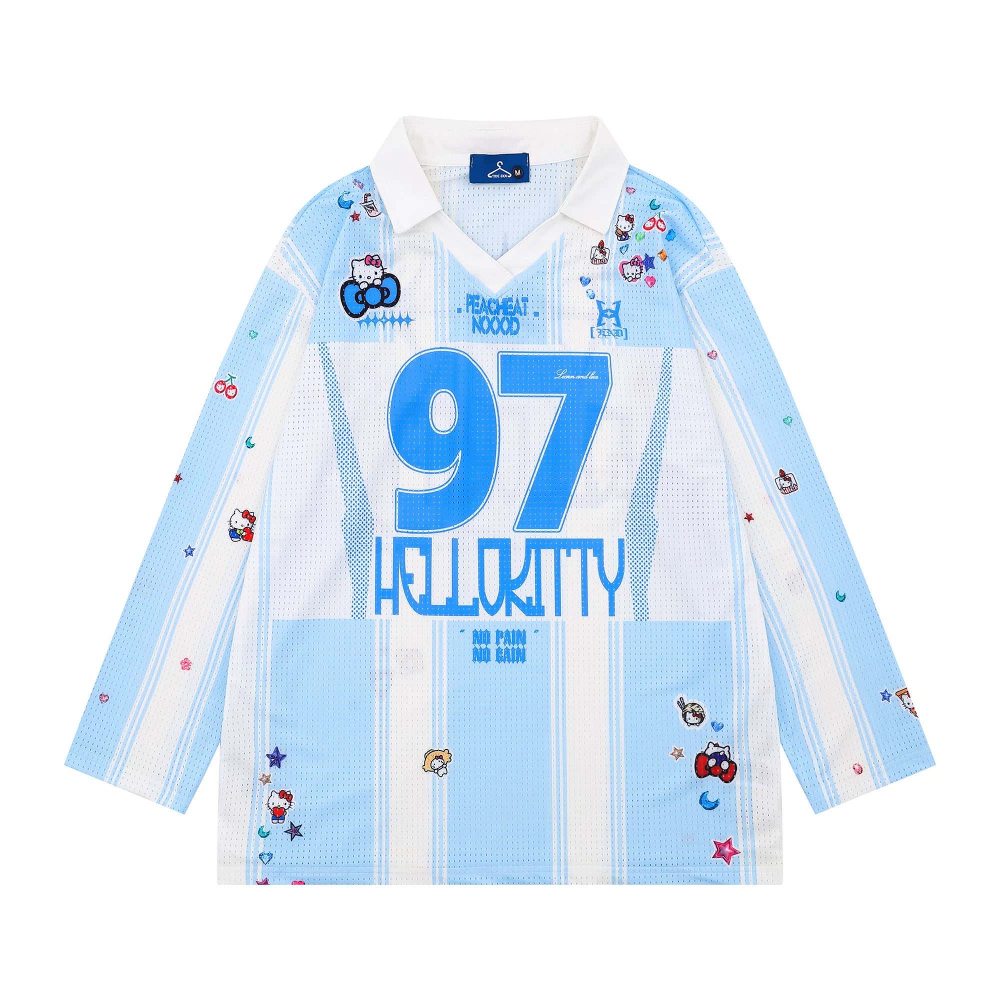 SIXMINU Cute Cartoon KT Cat Letter T-Shirt