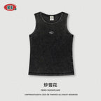 BE Women's Embroidery Logo Slim Fit Vest tee