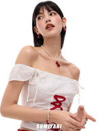 SUMIYAKI Three-dimensional Drop-glazed Cherry Pearl Necklace
