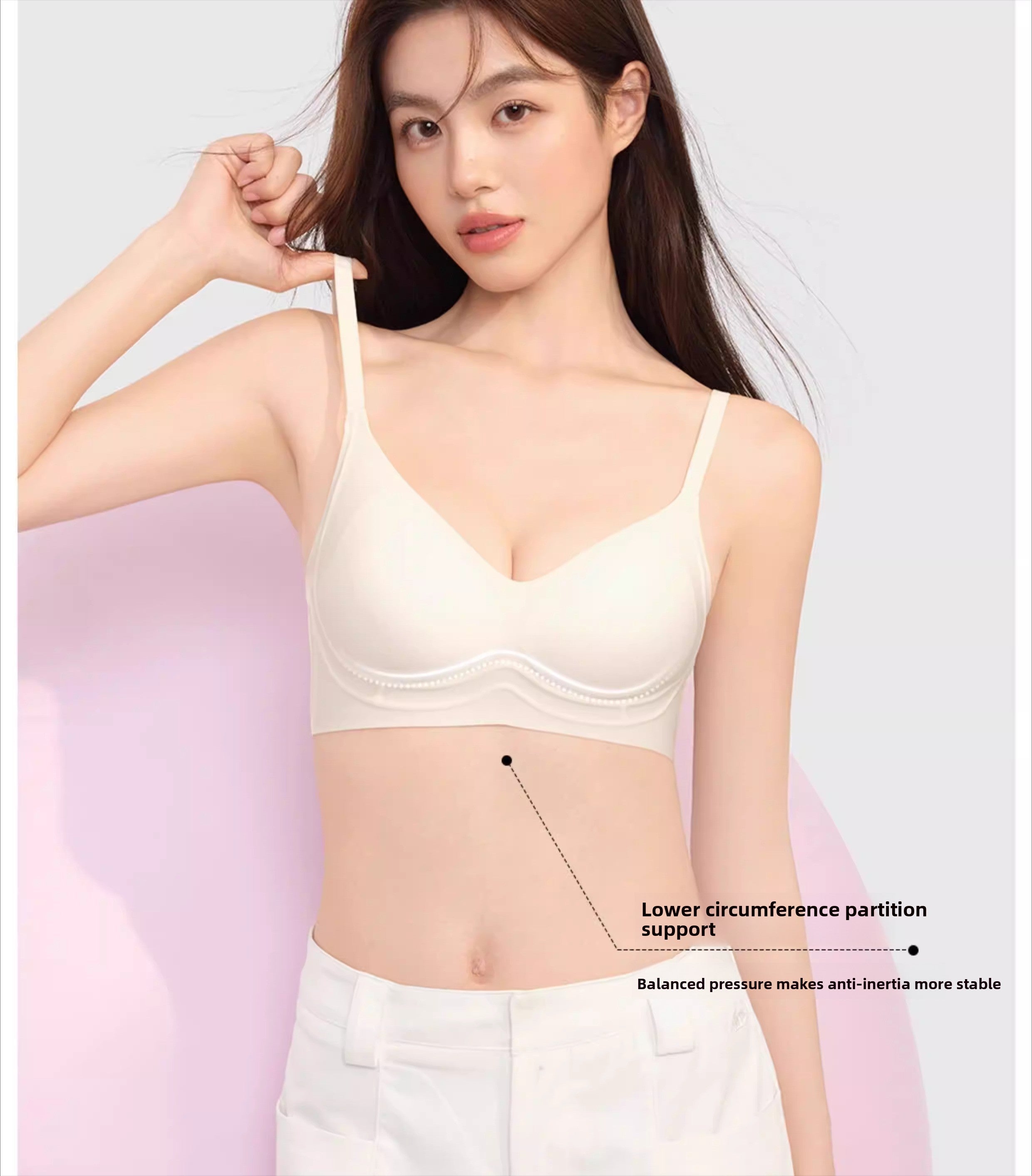 Secret World Gathers Anti-sagging Breast Seamless Bra