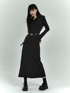 LADYGHOST Slim Fit Shirt Dress