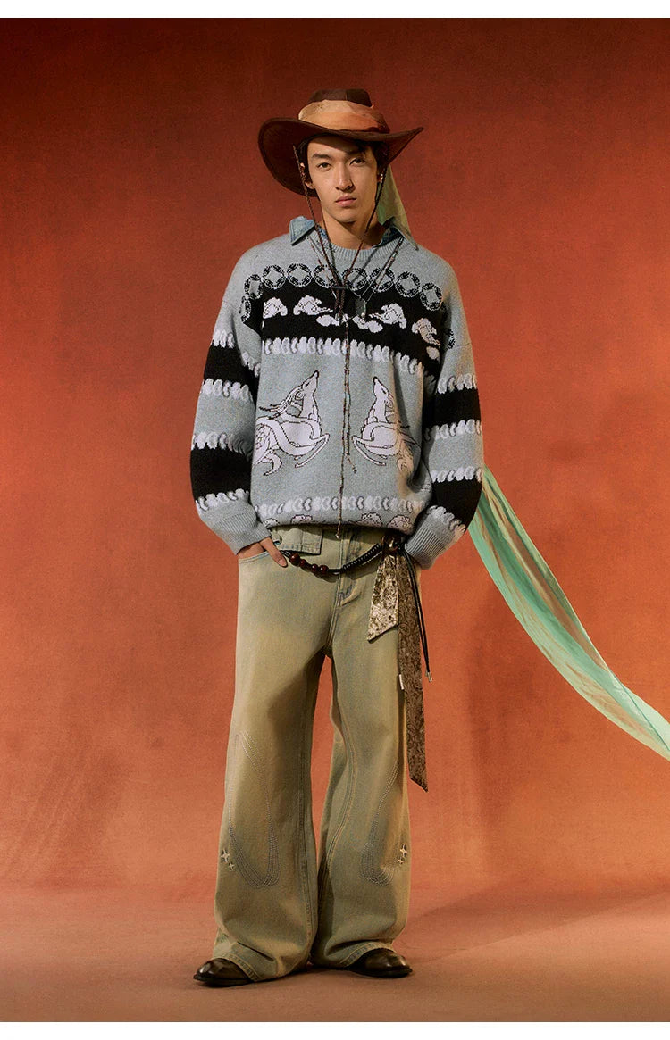 BJHG Inner Round Neck Loosesweater