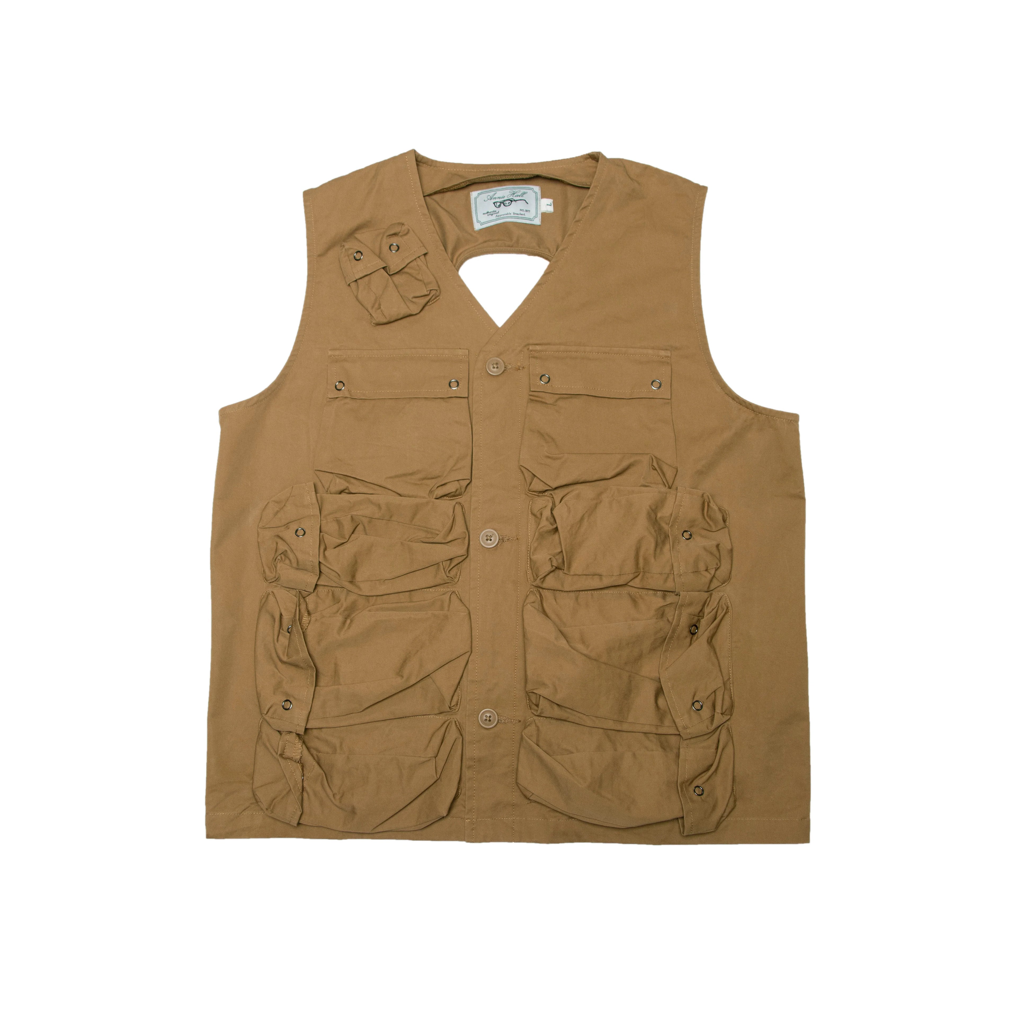 Anniehall Multi-Bag Outdoor Lace-Up Vest