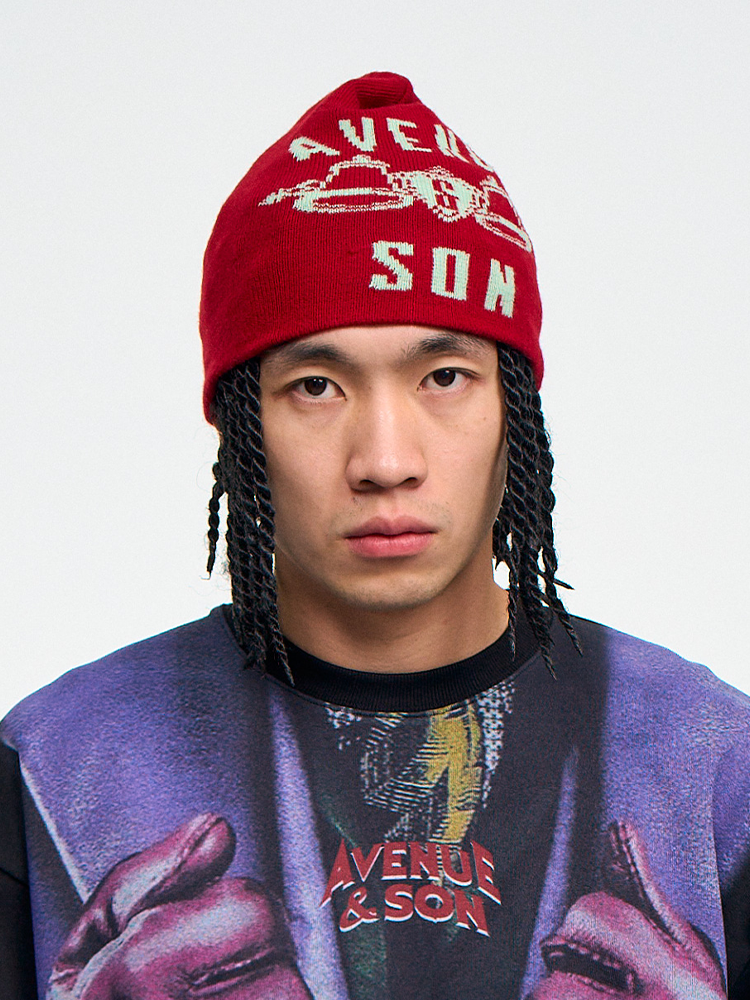 AVENUESON Three Color Classic LOGO Jacquard Double Sided Hat