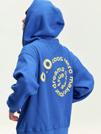 CoosRetro American Studded Waffle Sweatshirt Jacket