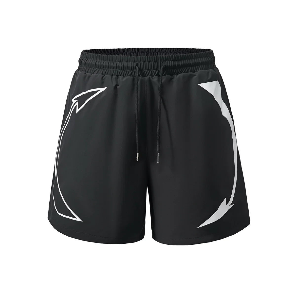 Eusoueu Vintage Niche But Knee Double Mesh Shorts