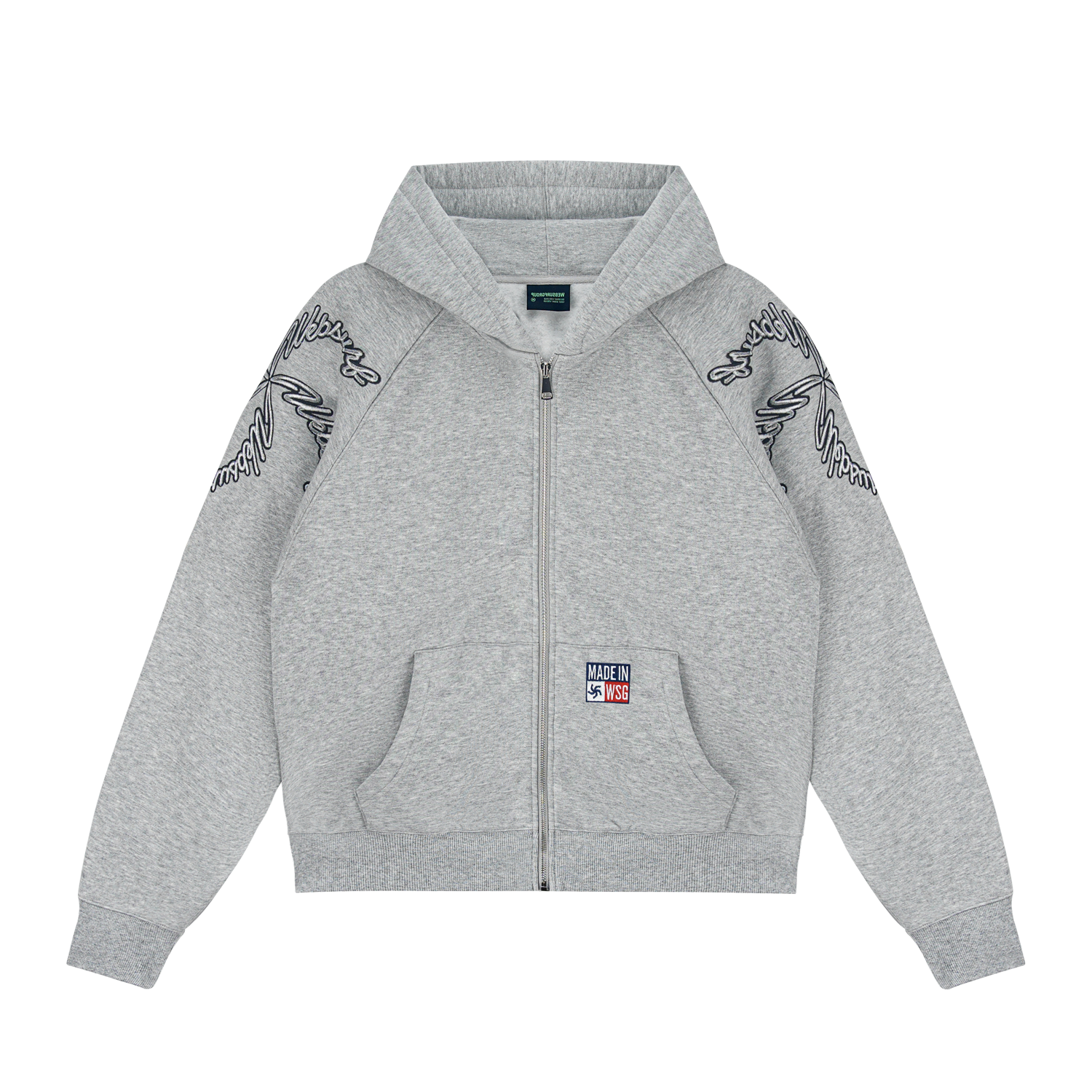 WebSurfGroup Minimalist Embroidered Pattern Velvet Jacket