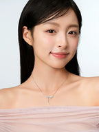 Katy Roland Night Dream 925 Silver Luminous Clavicle Necklace