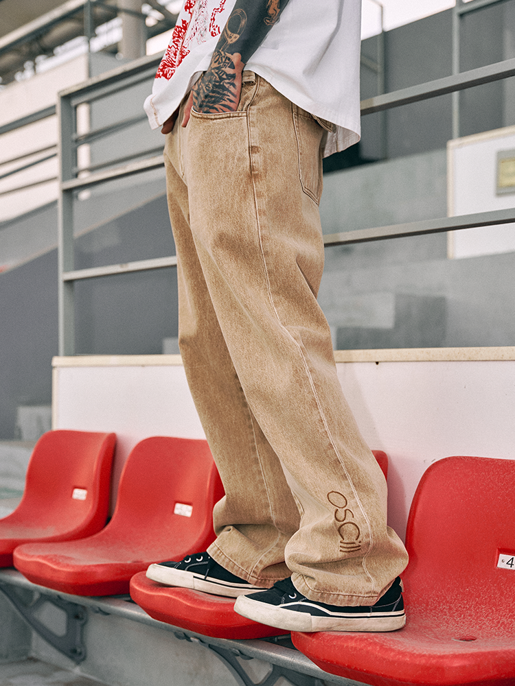 OSCill Second Generation Two Color Washed Tapered Jeans