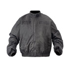 ATHIRI Washed Dyed Bomber Cotton MA1 Flight Jacket