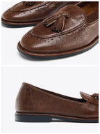 WILLWISHES Wang Ding Tassel Retro Loafers