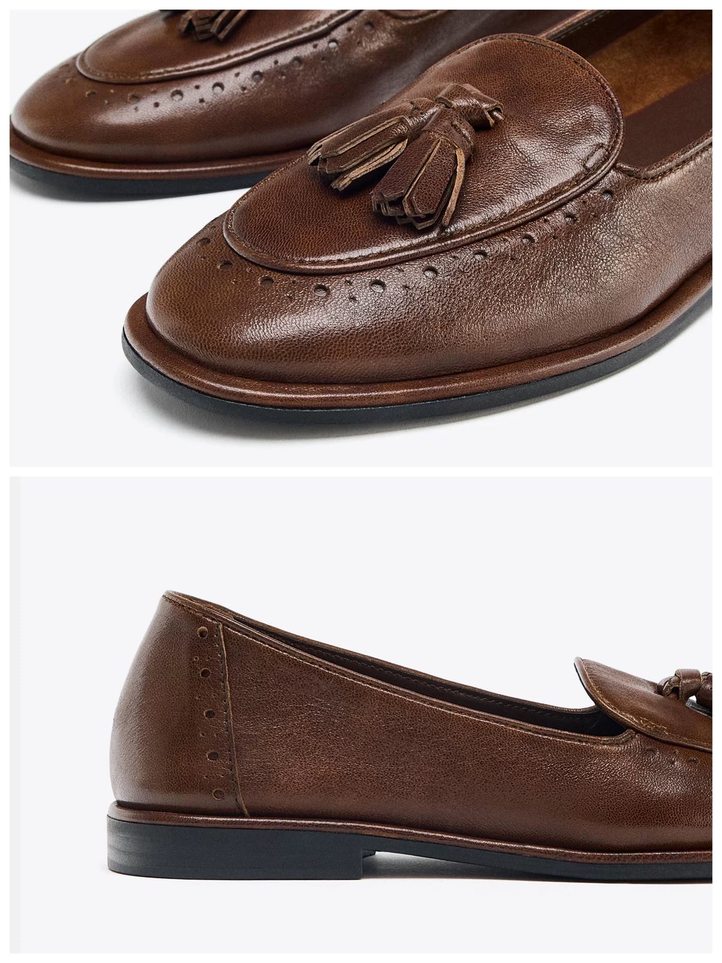 WILLWISHES Wang Ding Tassel Retro Loafers