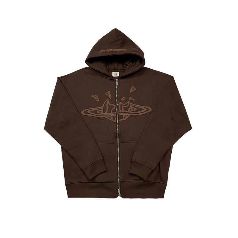 Broken Planet velvet hoodie & pants set