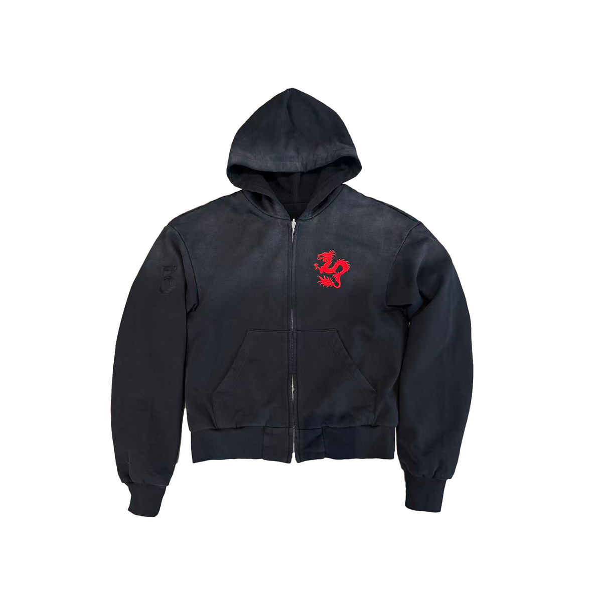 noEmosen CN Reversible Printed Hooded Sweatshirt