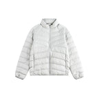sostine Lightweight Stand Collar White Duck Down Jacket