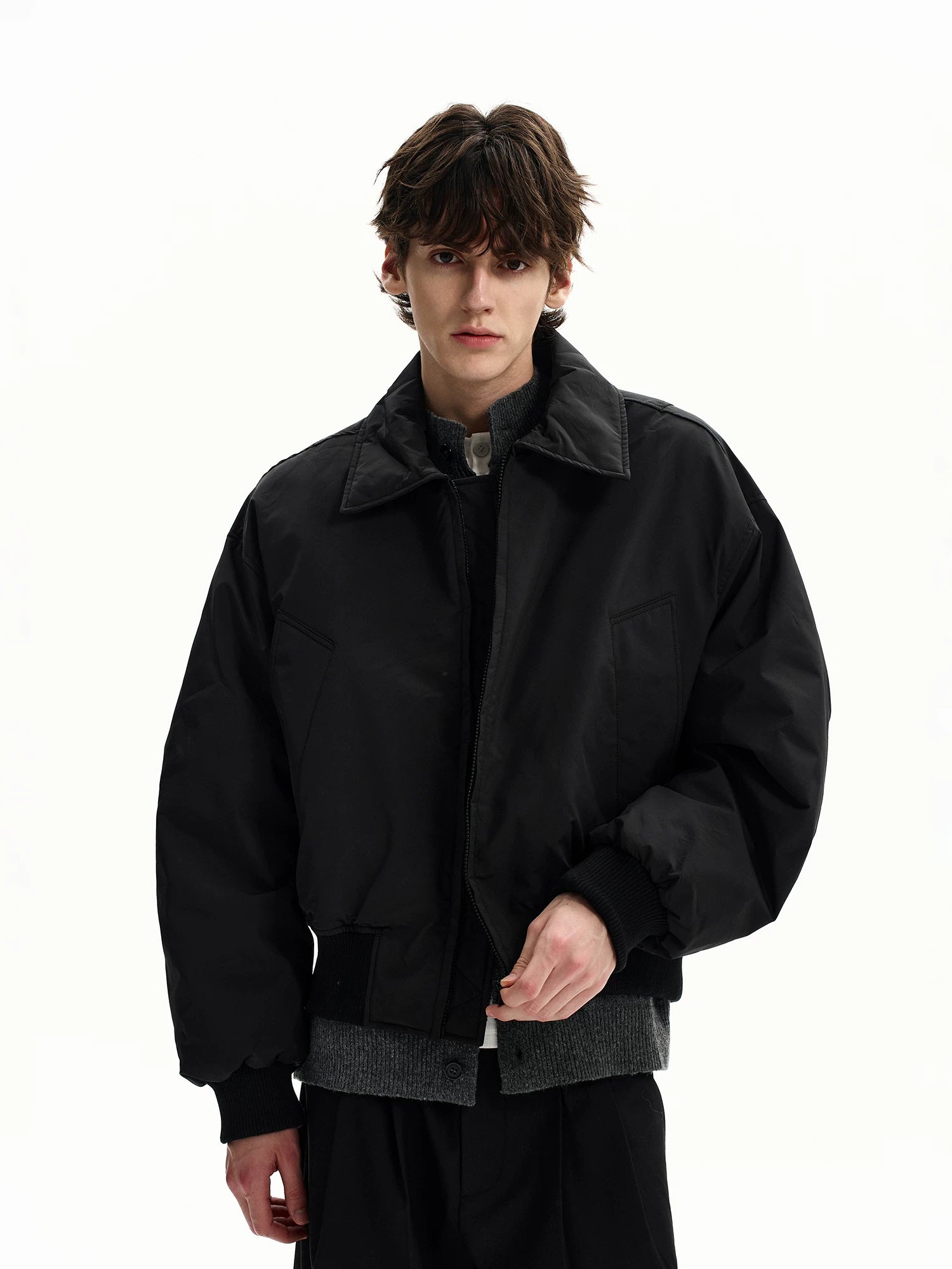 ISIETS Retro Short Down Jacket