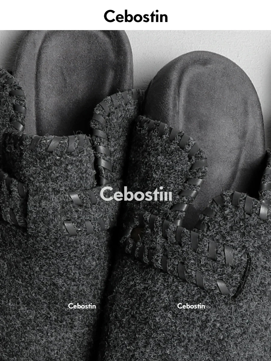 Cebostin Increases Height and Wears Lazy People with One Foot on Muller Shoes