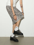 MICHINNYON leopard shorts