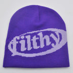 Filthy Woolen Knitted Beanie Hat