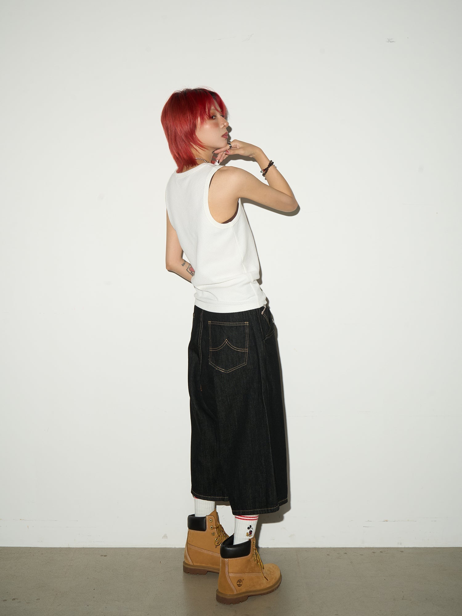 MICHINNYON denim shorts