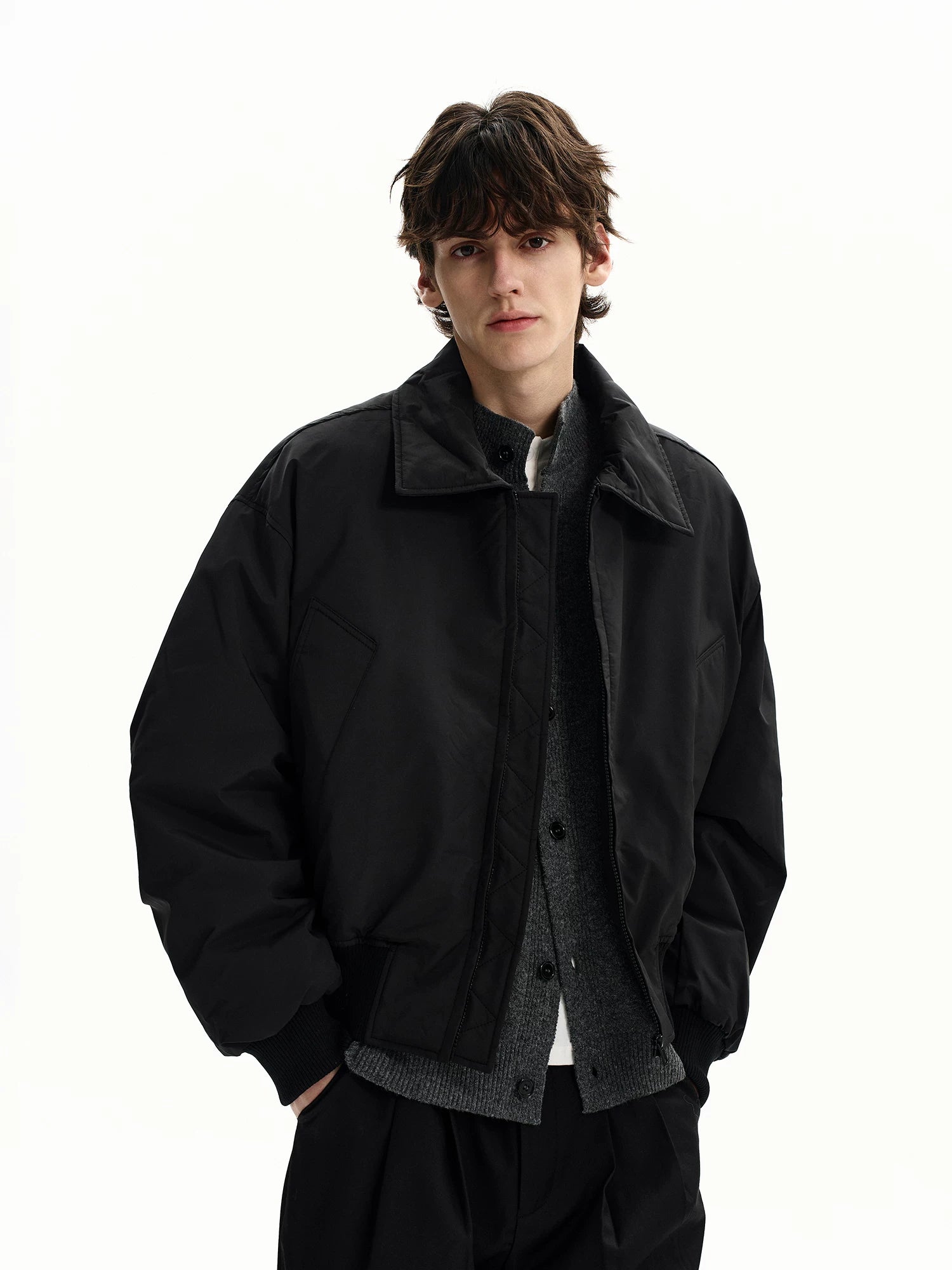 ISIETS Retro Short Down Jacket