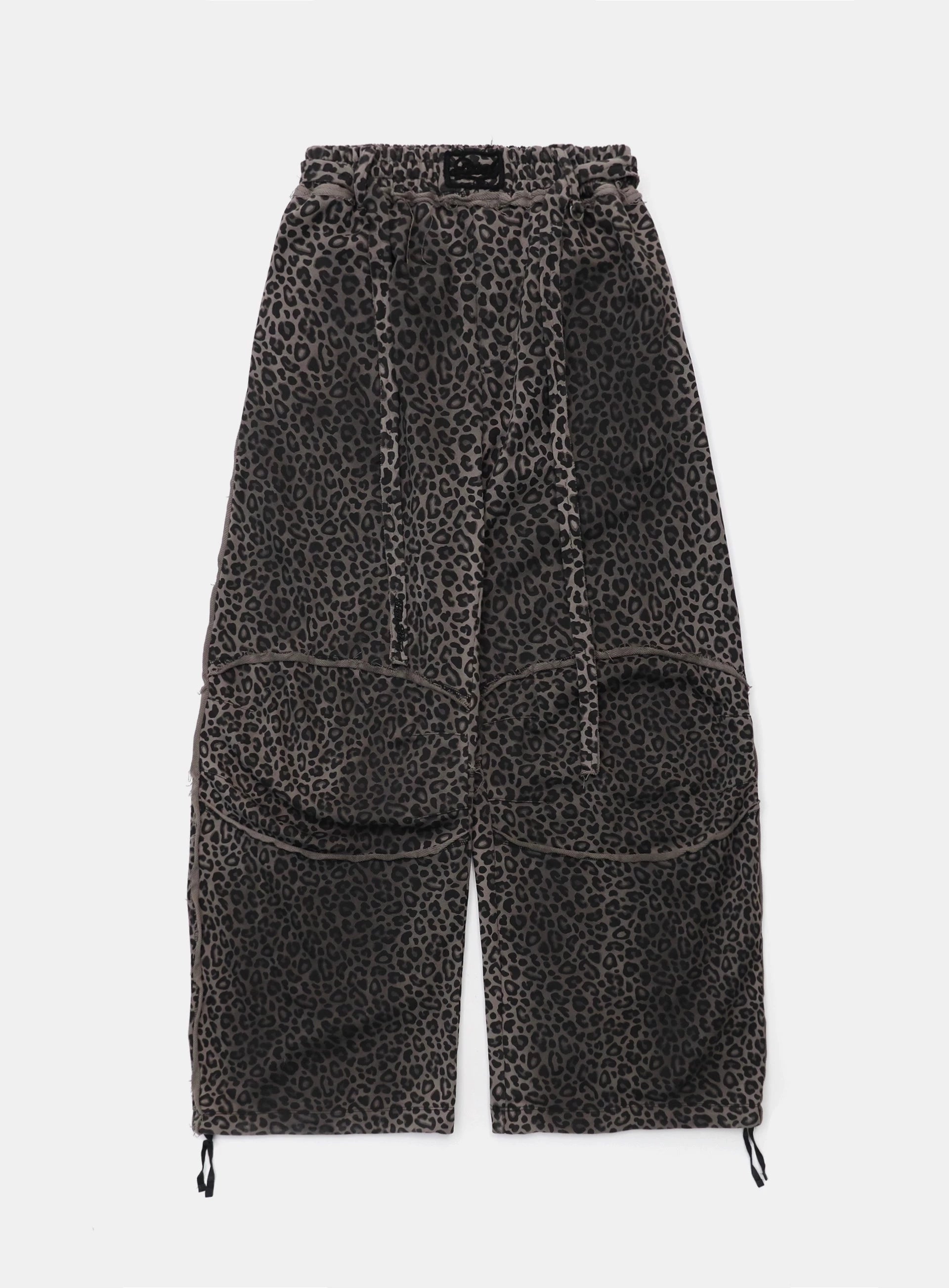 BADBLOOD American Retro Hip-Hop Wide-Leg Sweatpants