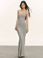 Anna Aneae Skinny Suspender Dress