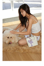 ECODAY Floral Shoulder Handbag